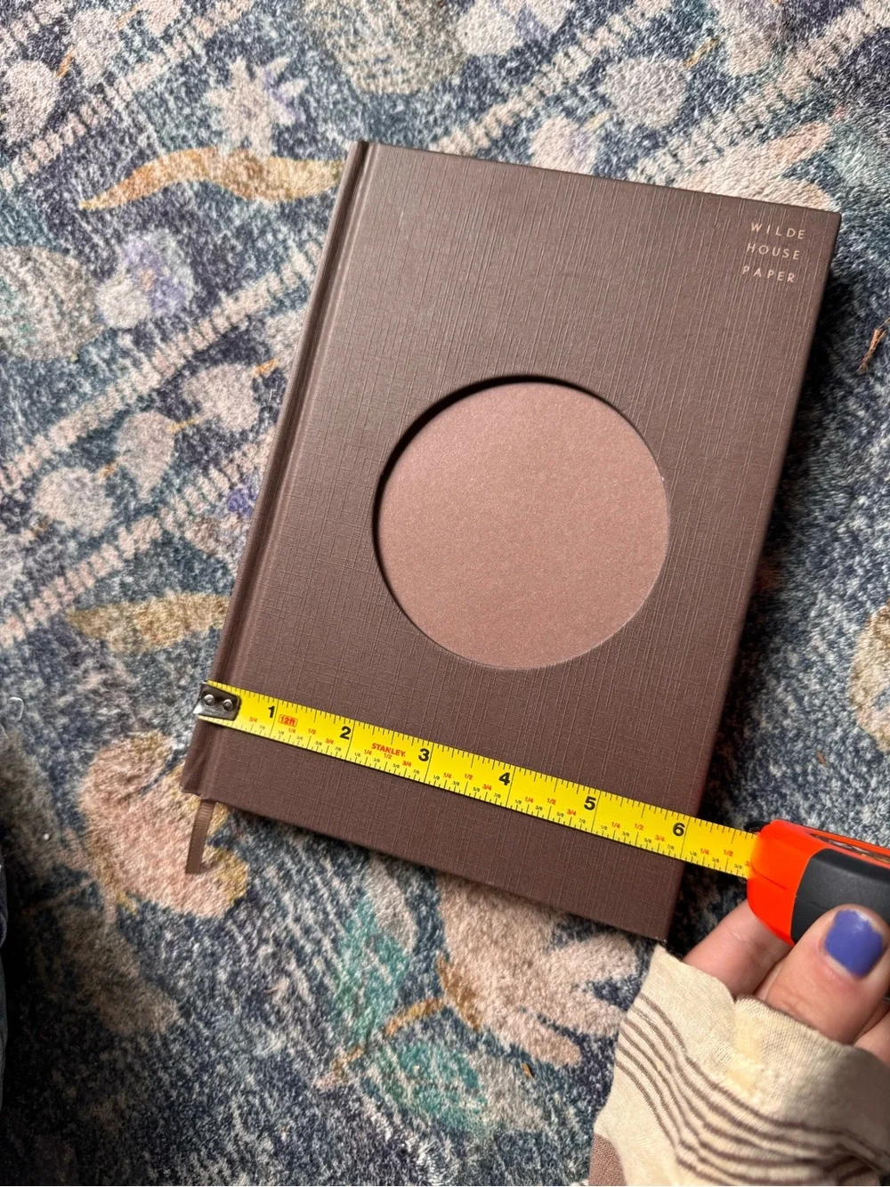 Wilde House Paper Hardcover Journal with Circle Accent